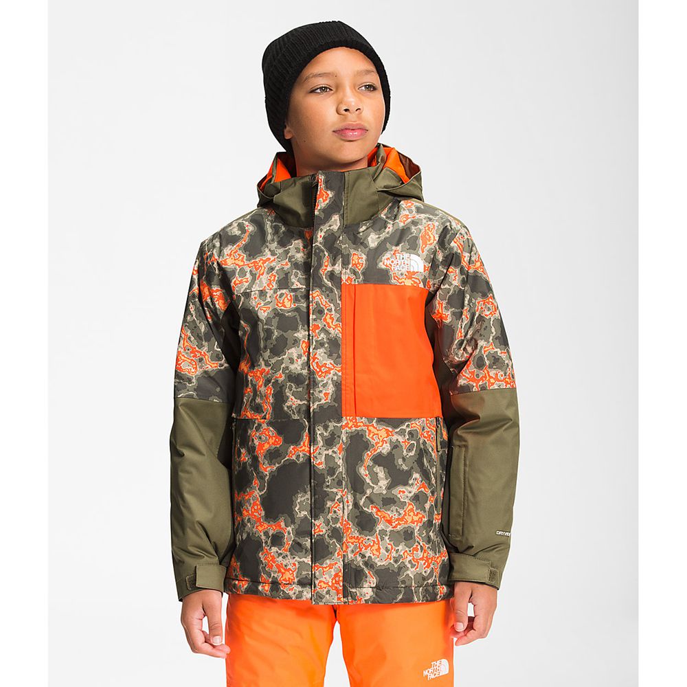 The North Face Jackets Boys Australia - The North Face Freedom Extreme Green Camo Print Extreme (JED